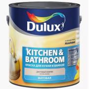 DULUX KITCHEN BATHROOM краска для ванной и кухни ,полуматовая база BW1Л), шт