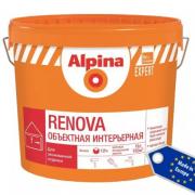 ALPINA RENOVA краска практичная интерьерная в/д для стен и потолков (2,5л), шт